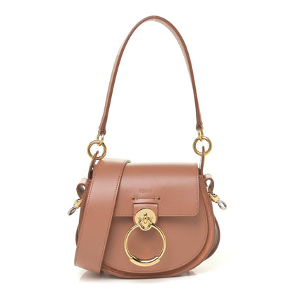 Chloe Calfskin Small Tess Bag Muted Brown 1 of 17