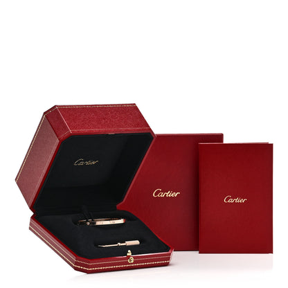 Cartier 18K Pink Gold 6 Diamond Small LOVE Bracelet 18 7 of 7