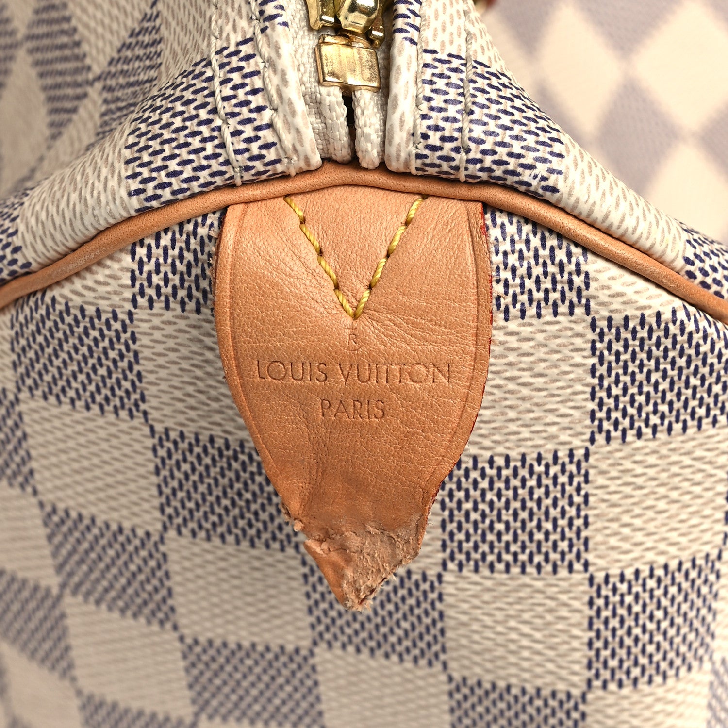 Louis Vuitton Damier Azur Speedy 30 6 of 9