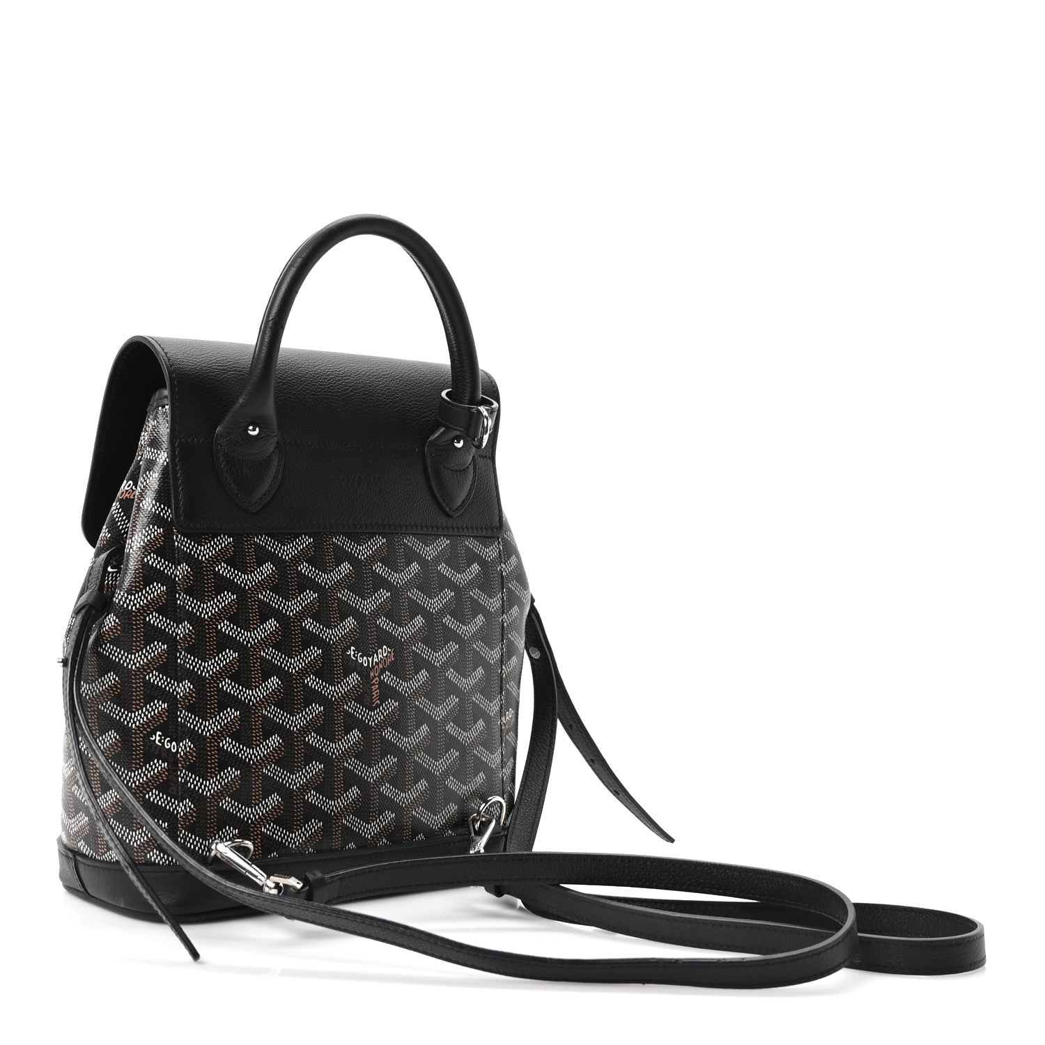 Goyard Goyardine Calfskin Mini Alpin Backpack Black 2 of 8
