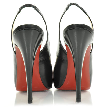 Christian Louboutin Kid No Prive 120 Pumps 39 Black 3 of 7