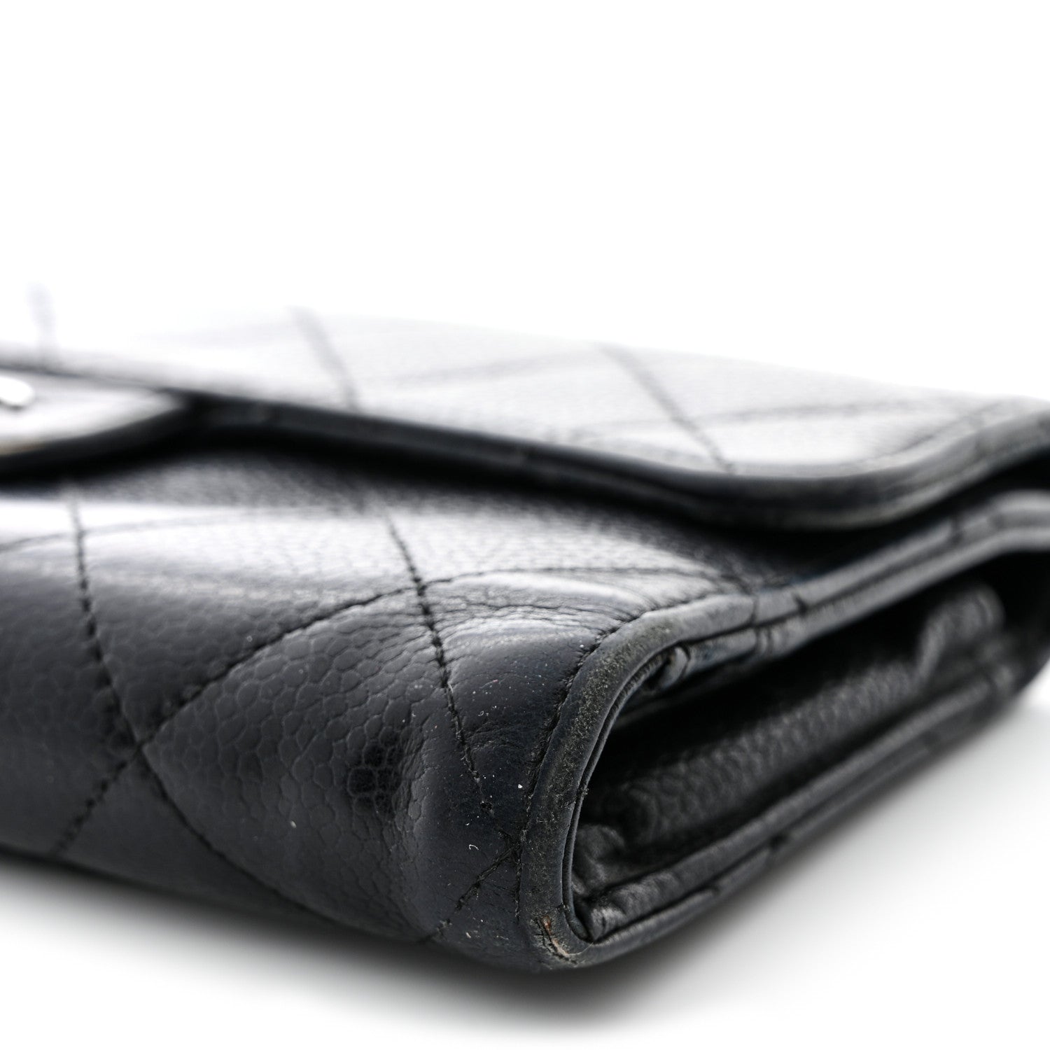 Chanel Caviar Quilted Large Flap Wallet Black 10 of 20