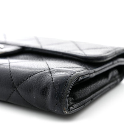 Chanel Caviar Quilted Large Flap Wallet Black 10 of 20