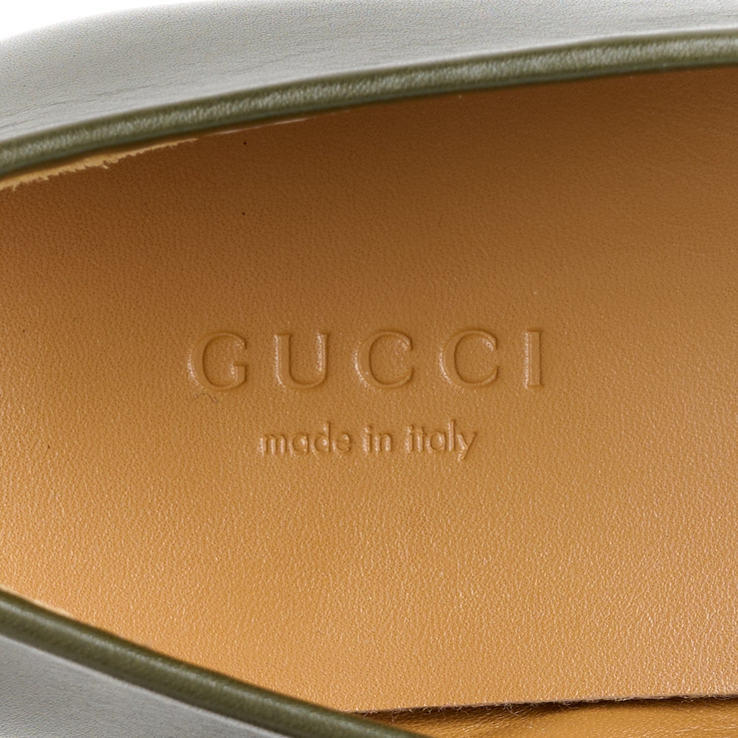 Gucci Calfskin Womens Jordaan Loafers 39.5 Luscious Green 8 of 10