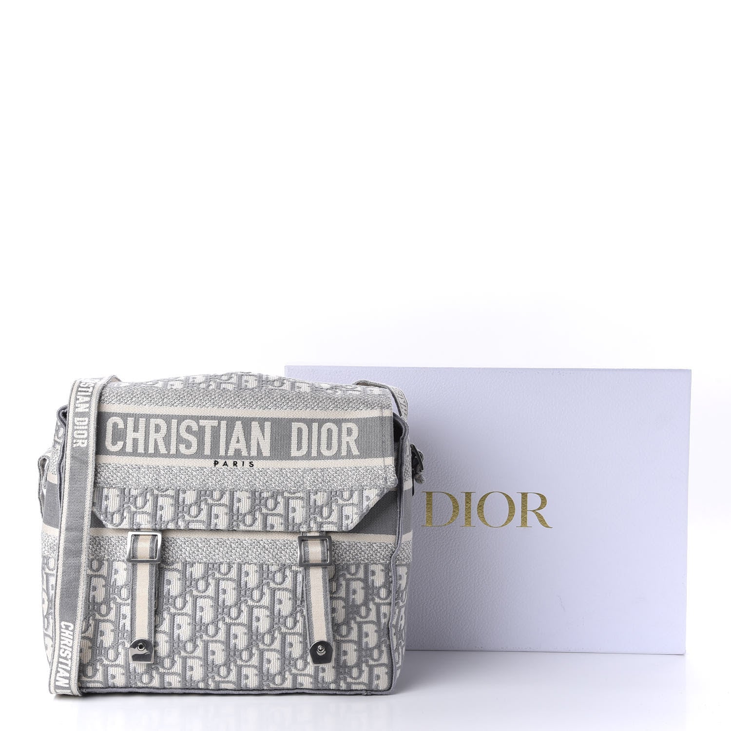 Christian Dior Oblique Medium Diorcamp Messenger Grey 11 of 11