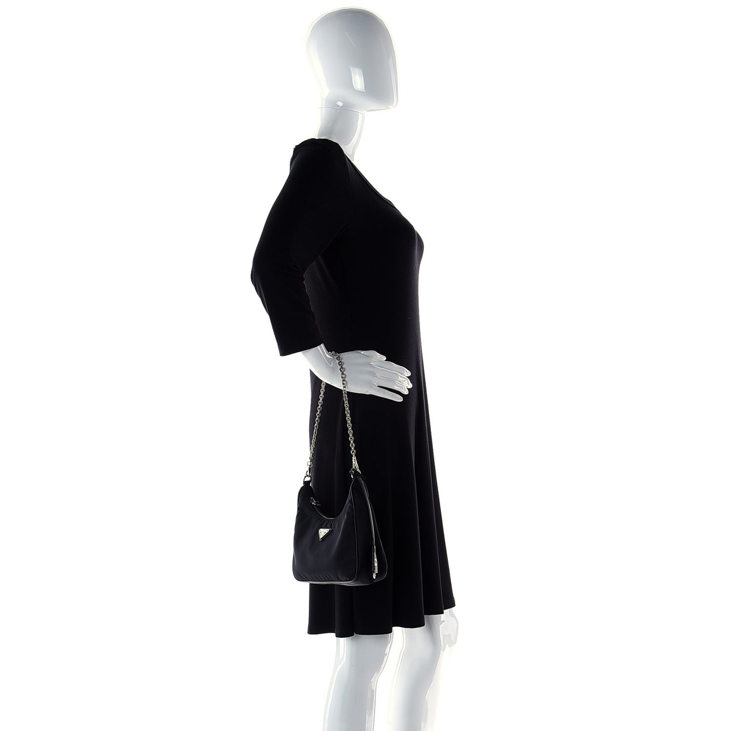 Nylon Re-Edition 2005 Shoulder Bag Black
