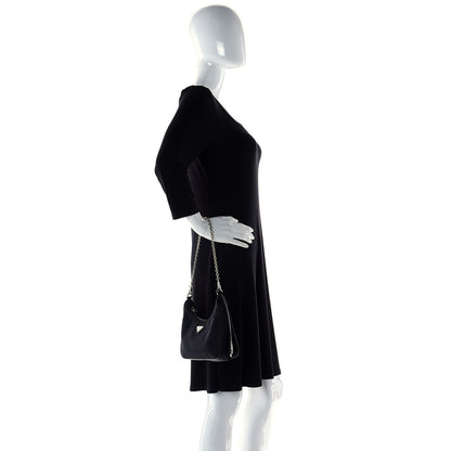Prada Nylon Re-Edition 2005 Shoulder Bag Black 4 of 8