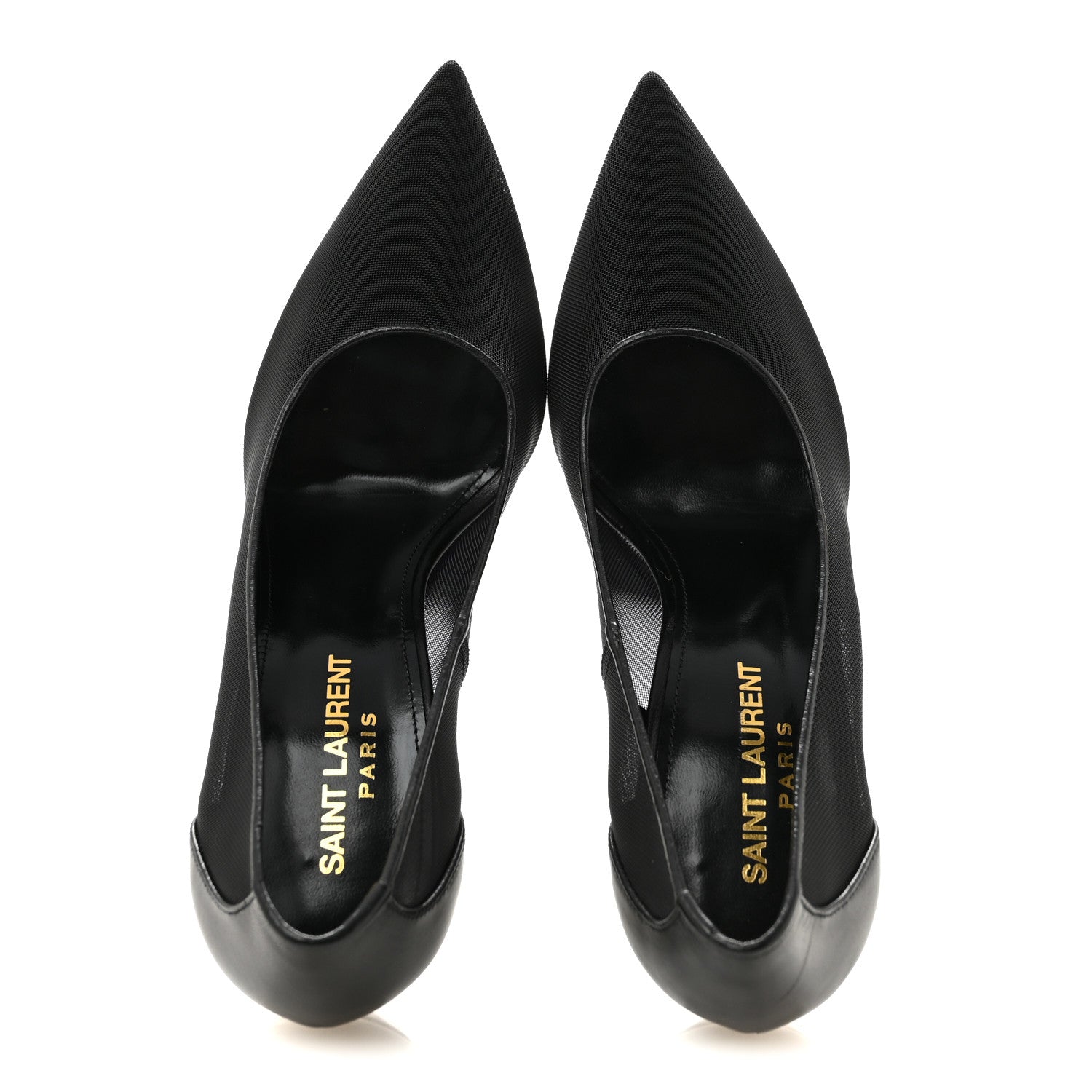Saint Laurent Mesh 105 Anja Pumps 36.5 Black 2 of 10