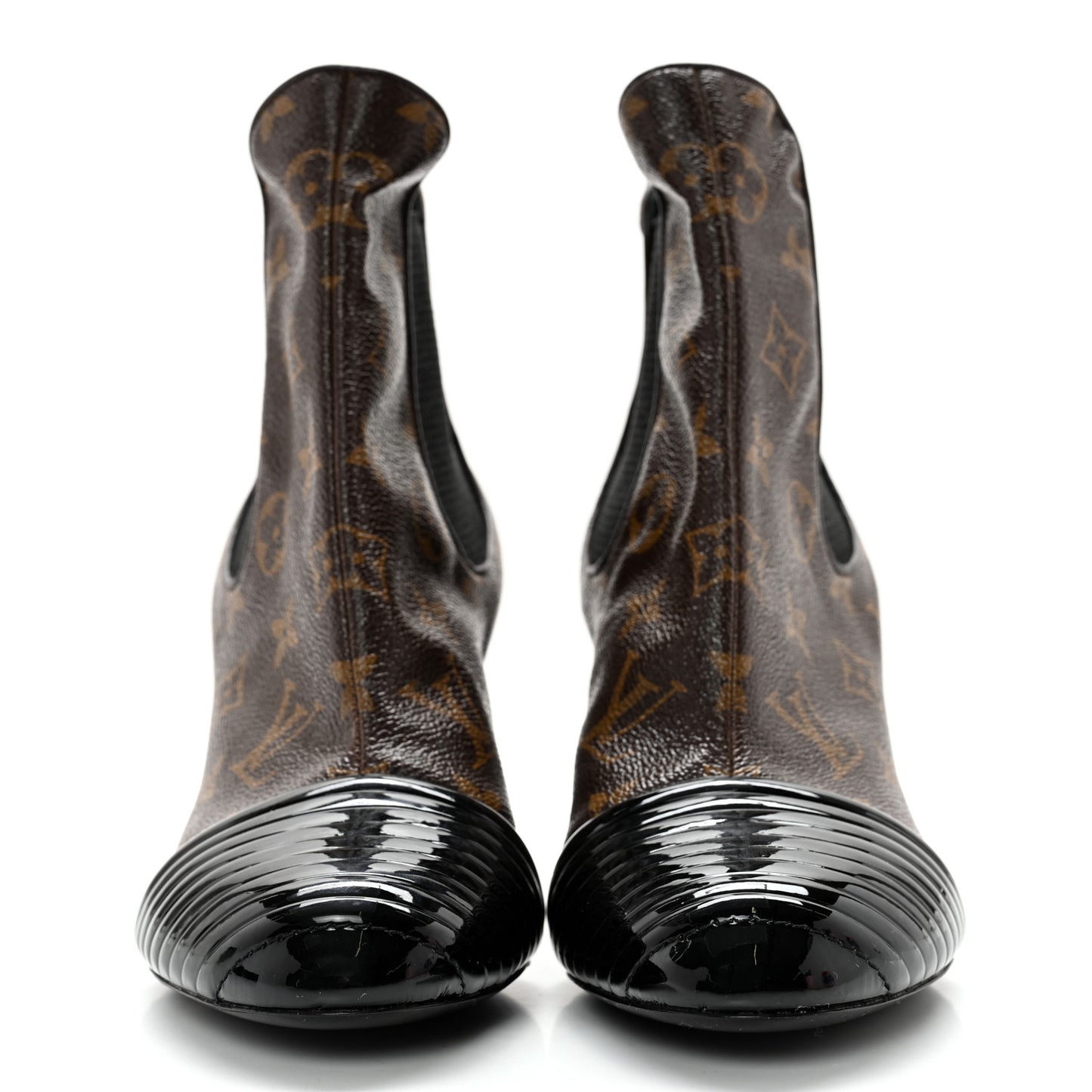 Monogram Revival Ankle Boots 39 Black
