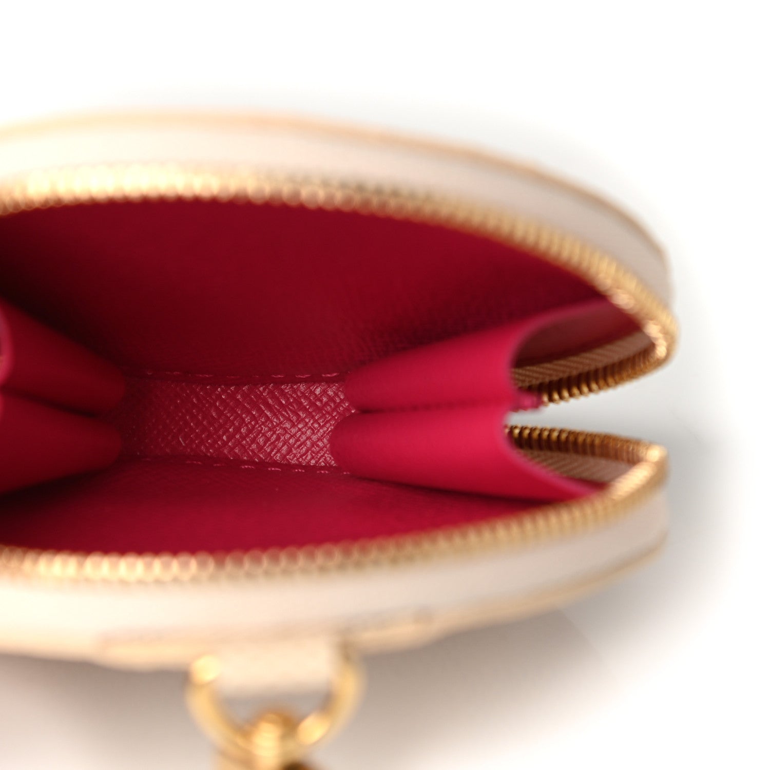 Louis Vuitton Damier Azur 2021 Christmas Animation Hollywood Bag Charm Fuchsia 4 of 7