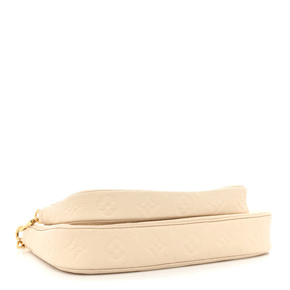 Louis Vuitton Empreinte Monogram Giant Multi Pochette Accessories Cream 4 of 12