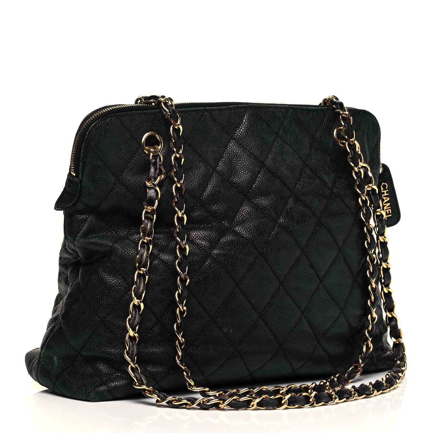 Chanel Caviar Quilted Flap Shoulder Bag Black 3 of 9