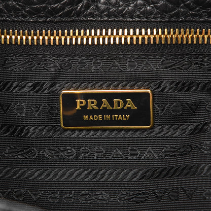 Prada Vitello Daino Drawstring Bucket Nero Black 6 of 10