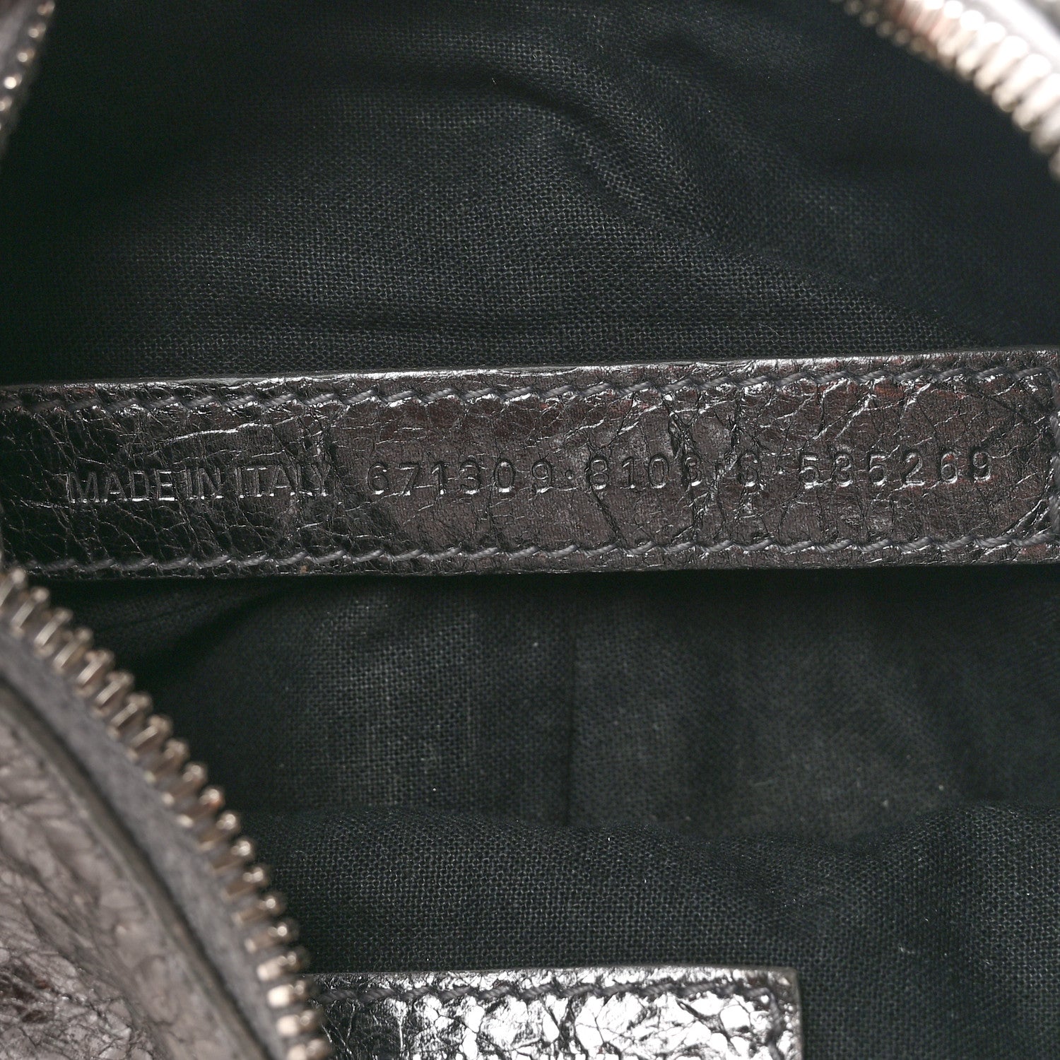 Balenciaga Metallic Agneau Arena Le Cagole Shoulder Bag XS Silver 8 of 16