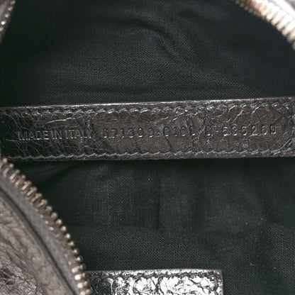 Balenciaga Metallic Agneau Arena Le Cagole Shoulder Bag XS Silver 8 of 16
