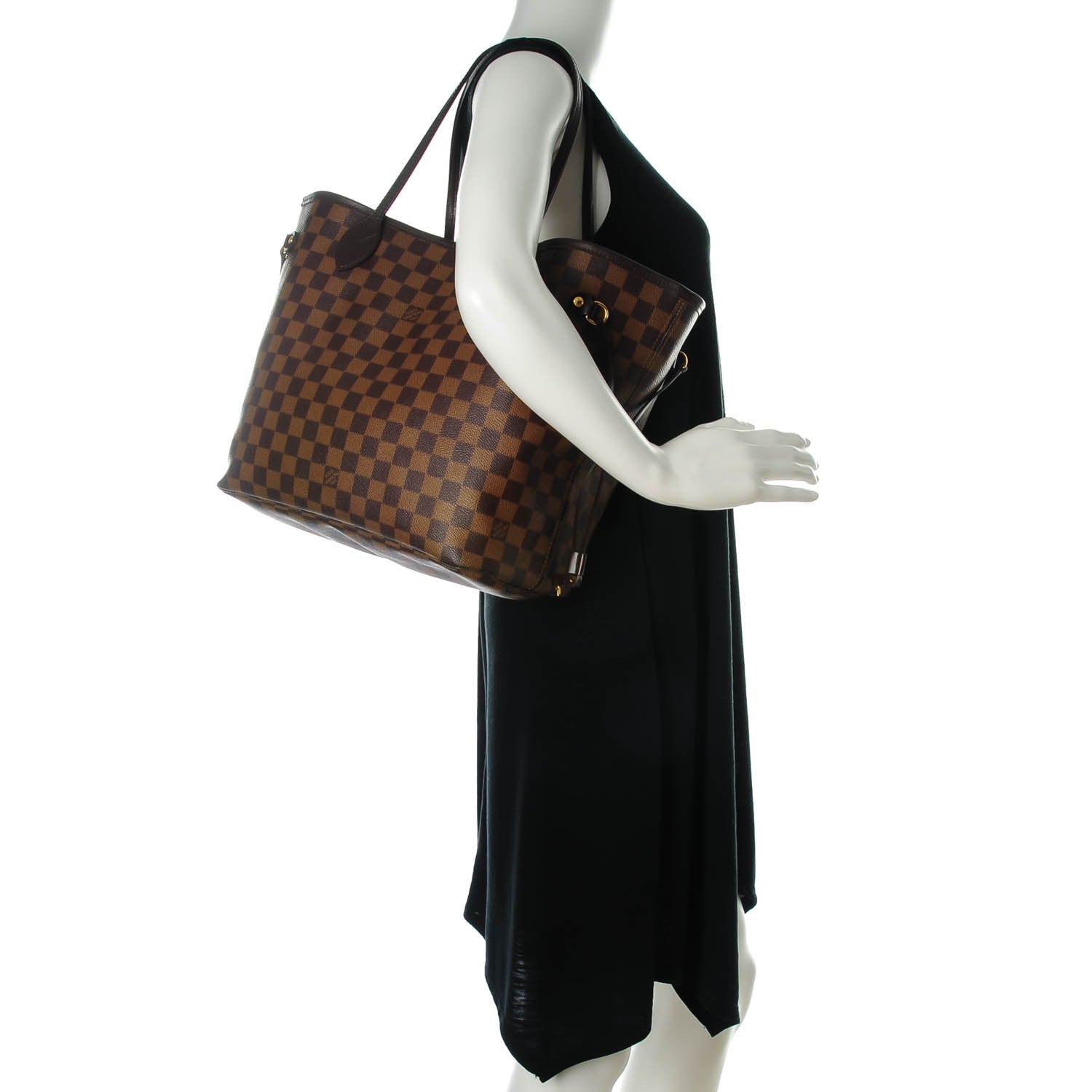Louis Vuitton Damier Ebene Neverfull MM 2 of 7