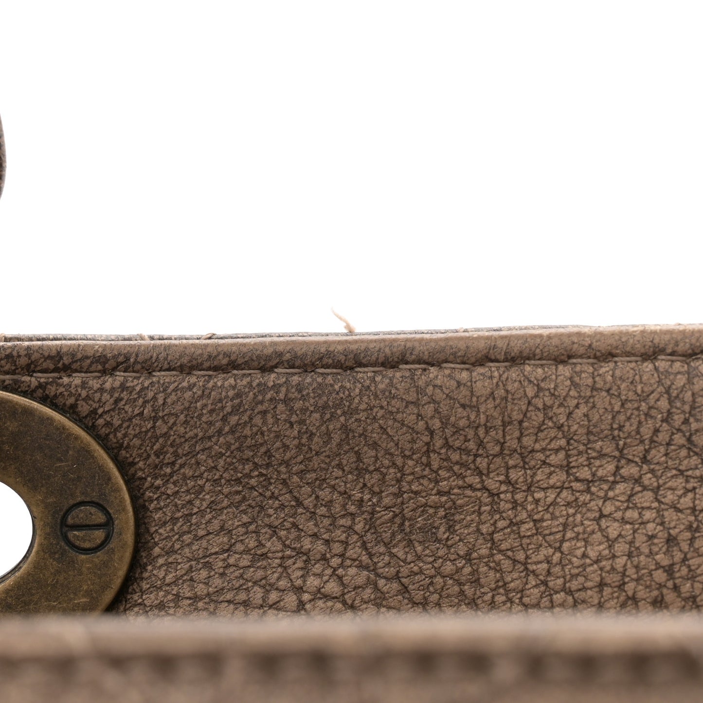 Metallic Lambskin Cannage Medium Lady Dior Bronze