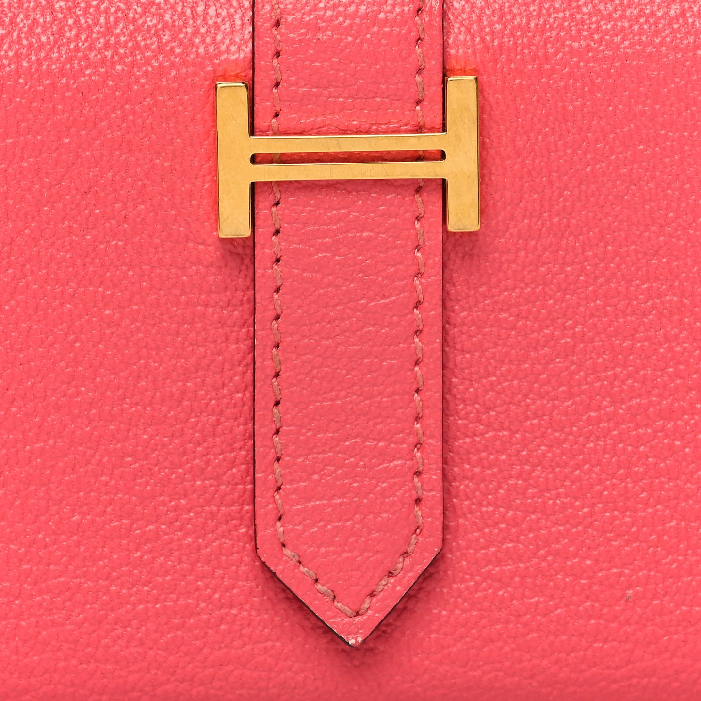 Chevre Mysore Mini Bearn Wallet Rose Lipstick