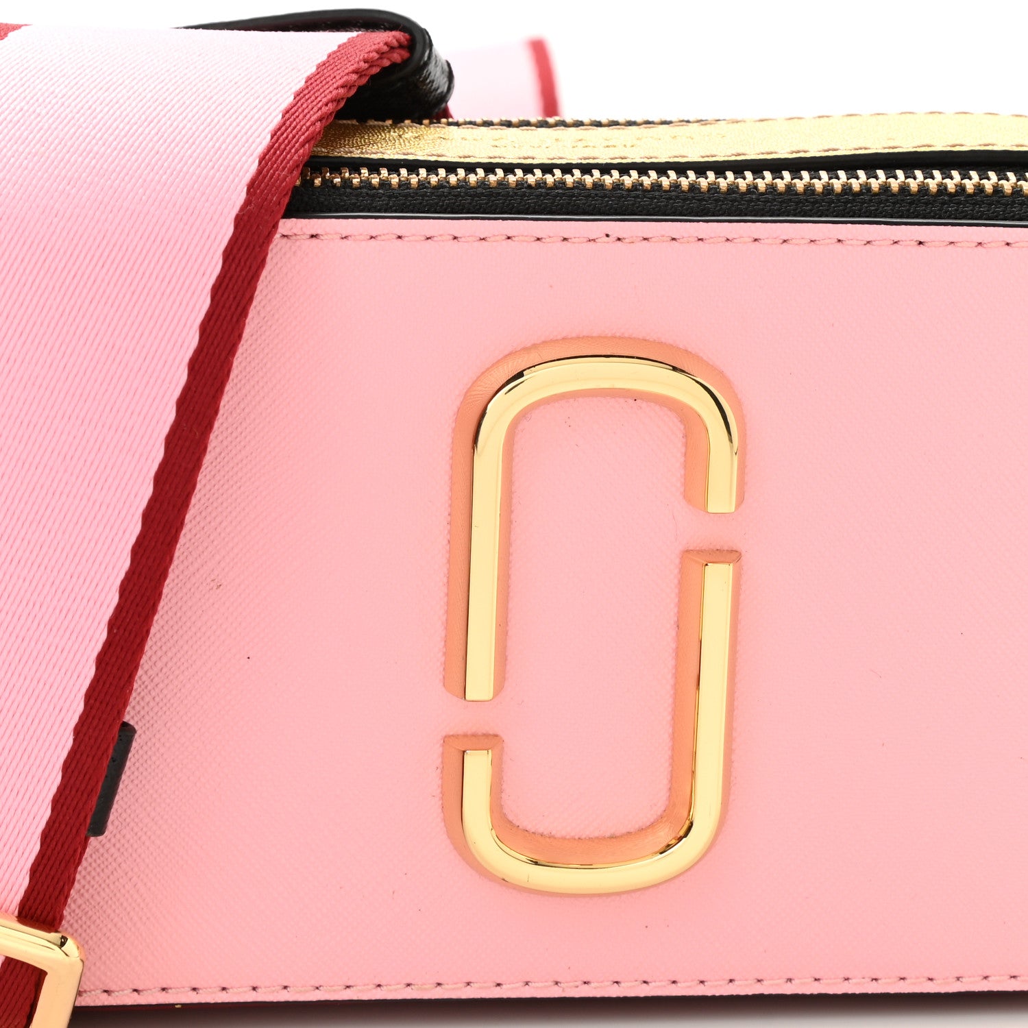 Marc Jacobs Saffiano Small Snapshot Camera Bag Multicolor Baby Pink 8 of 10
