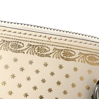Gucci X SEGA Calfskin GUCCY Stars Mini Dome Shoulder Bag Mystic White Gold 12 of 14