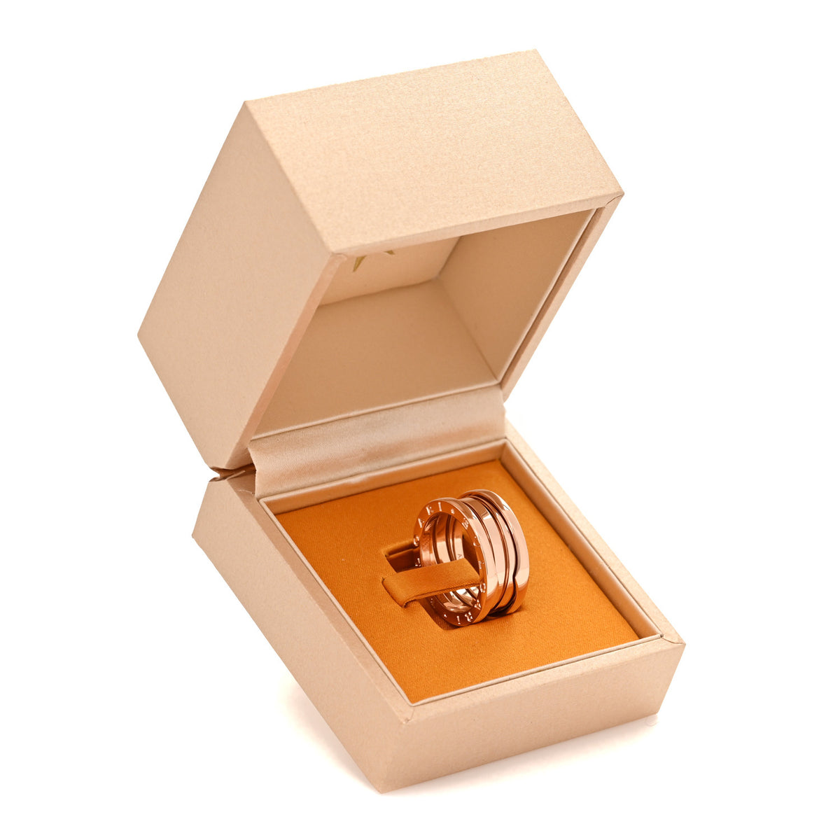 18K Rose Gold B.Zero1 Three-Band Ring 54 7