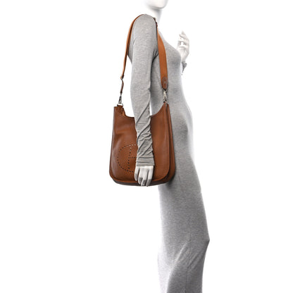 Hermes Taurillon Clemence Evelyne III GM Gold 2 of 15