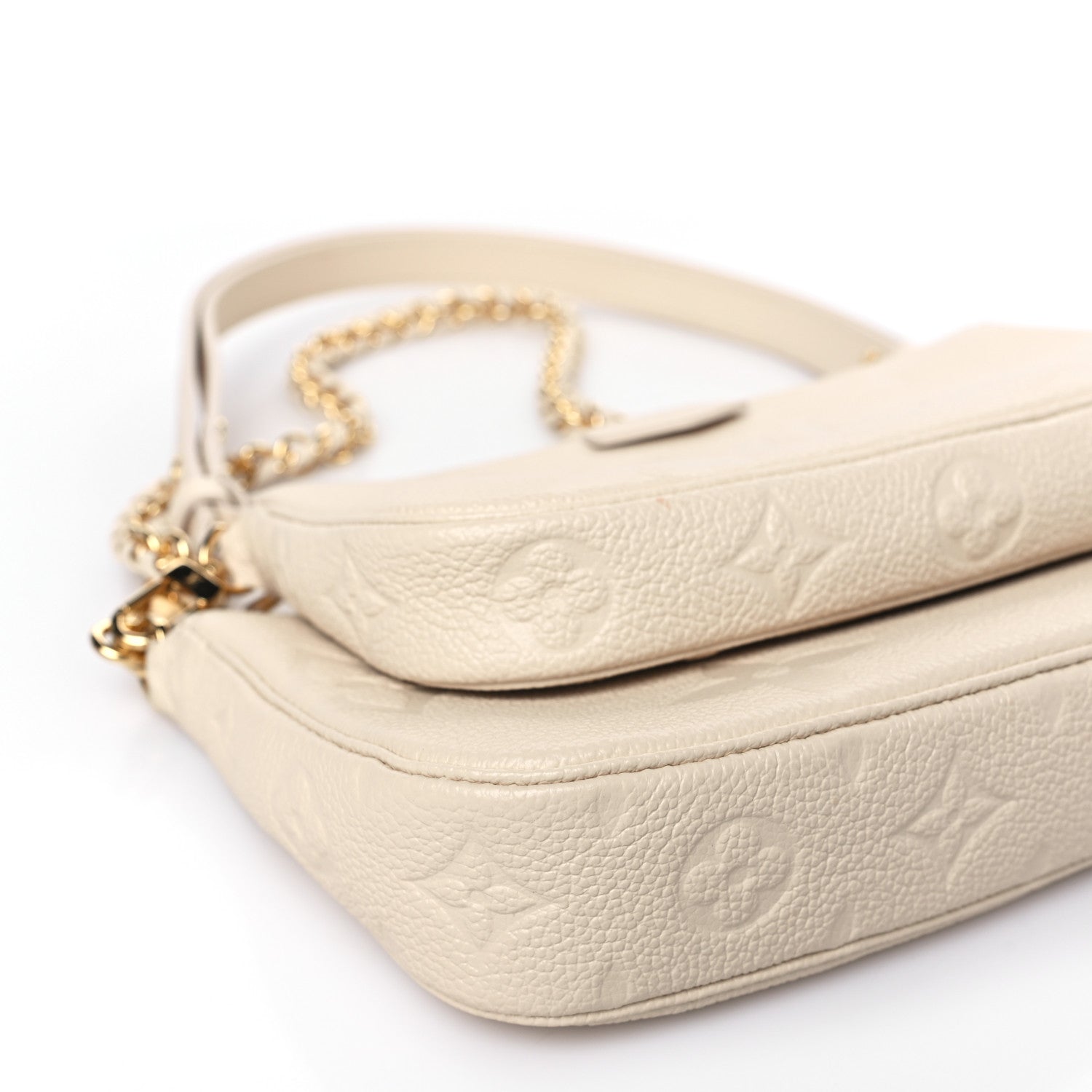 Louis Vuitton Empreinte Monogram Giant Multi Pochette Accessories Cream 8 of 10