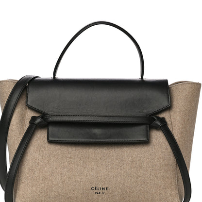 Celine Felt Smooth Calfskin Mini Belt Bag Beige 8 of 31