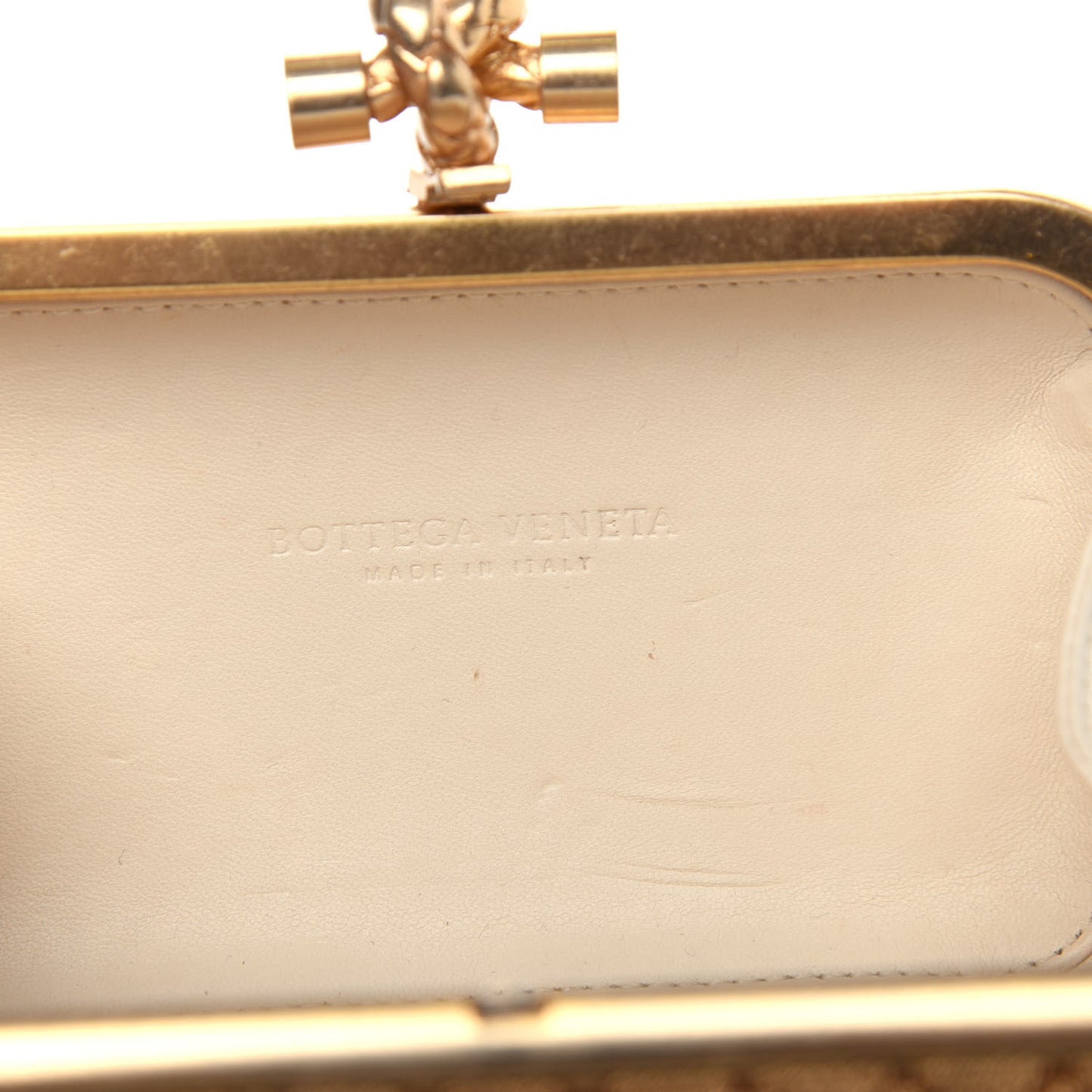 Intreccio Oro Bruciato Knot Clutch