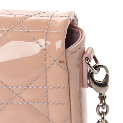 Christian Dior Patent Cannage Miss Dior Promenade Pouch Pink 1 of 14
