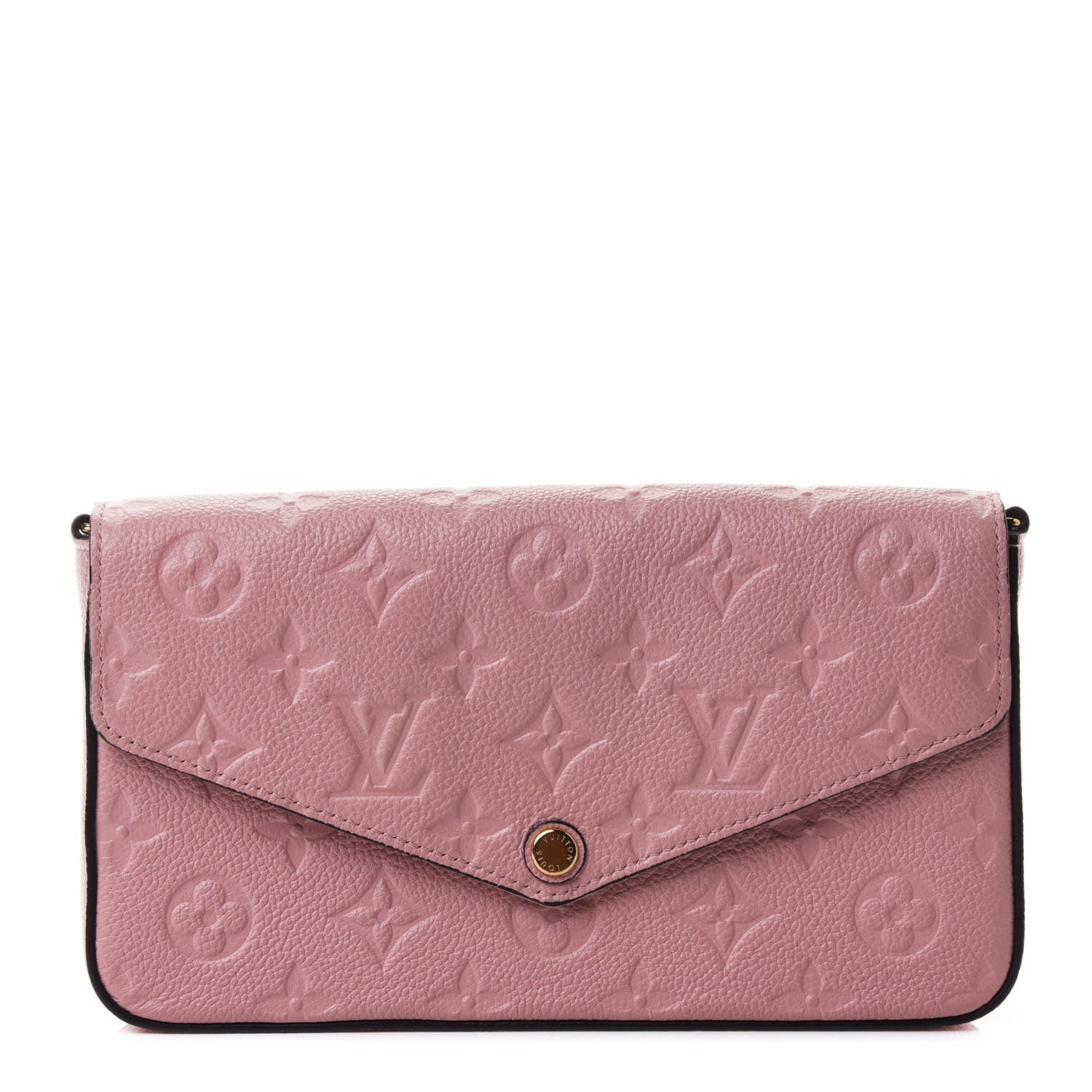 Louis Vuitton Empreinte Pochette Felicie Chain Wallet Rose Poudre 1 of 4