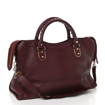 Balenciaga Chevre Gold Metallic Edge Hardware City Cassis 3 of 9