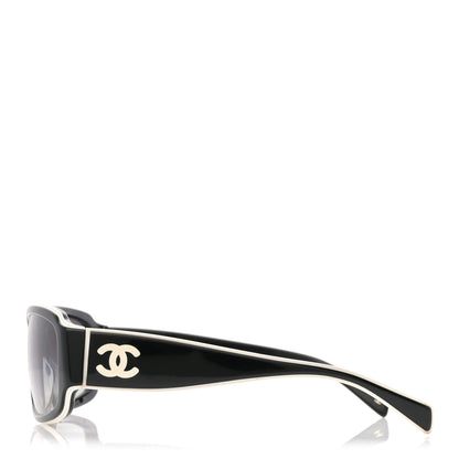 Chanel CC Sunglasses 5144 Black White 3 of 11