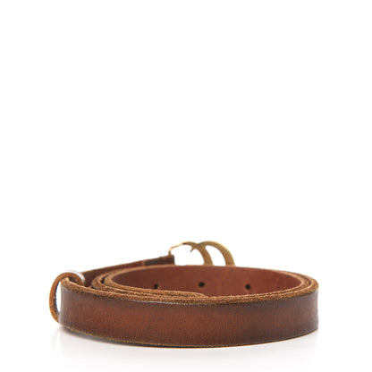 Gucci Faded Calfskin Double G 20mm Belt 70 28 Cuir 2 of 5