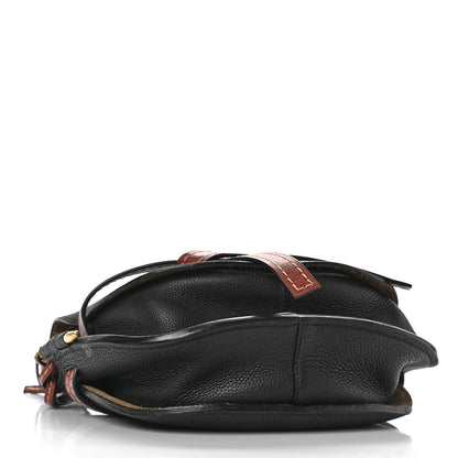 Loewe Grained Calfskin Small Gate Crossbody Bag Pecan Black 4 of 9