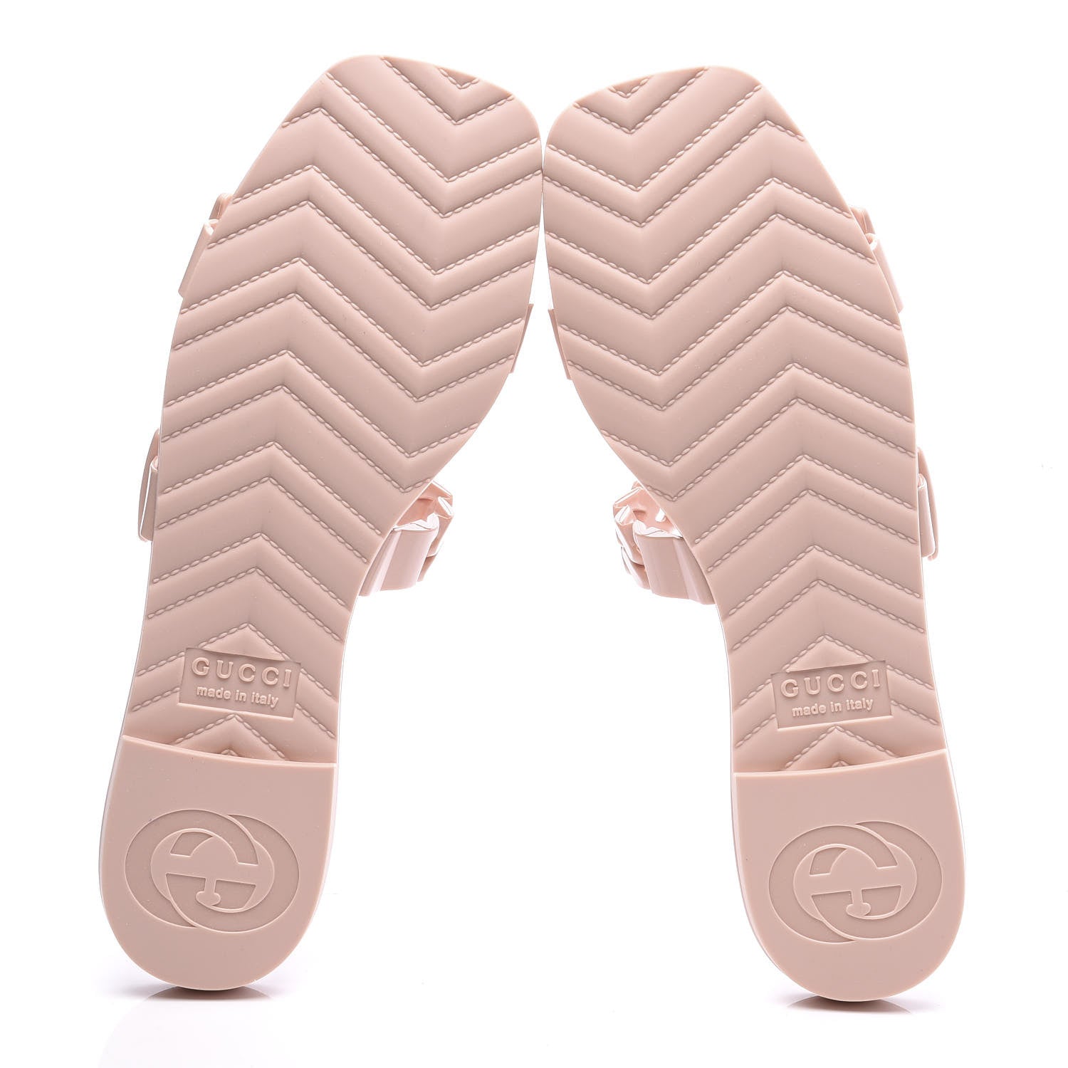Gucci Rubber Womens Slide Sandals 37 Perfect Pink 6 of 11