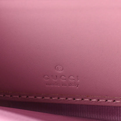 Gucci GG Supreme Monogram Strawberry Zip Around Wallet Light Pink 6 of 15
