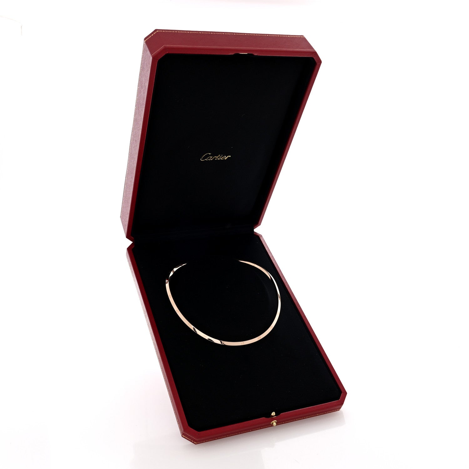 Cartier 18K Pink Gold Love Torque Necklace 5 of 5