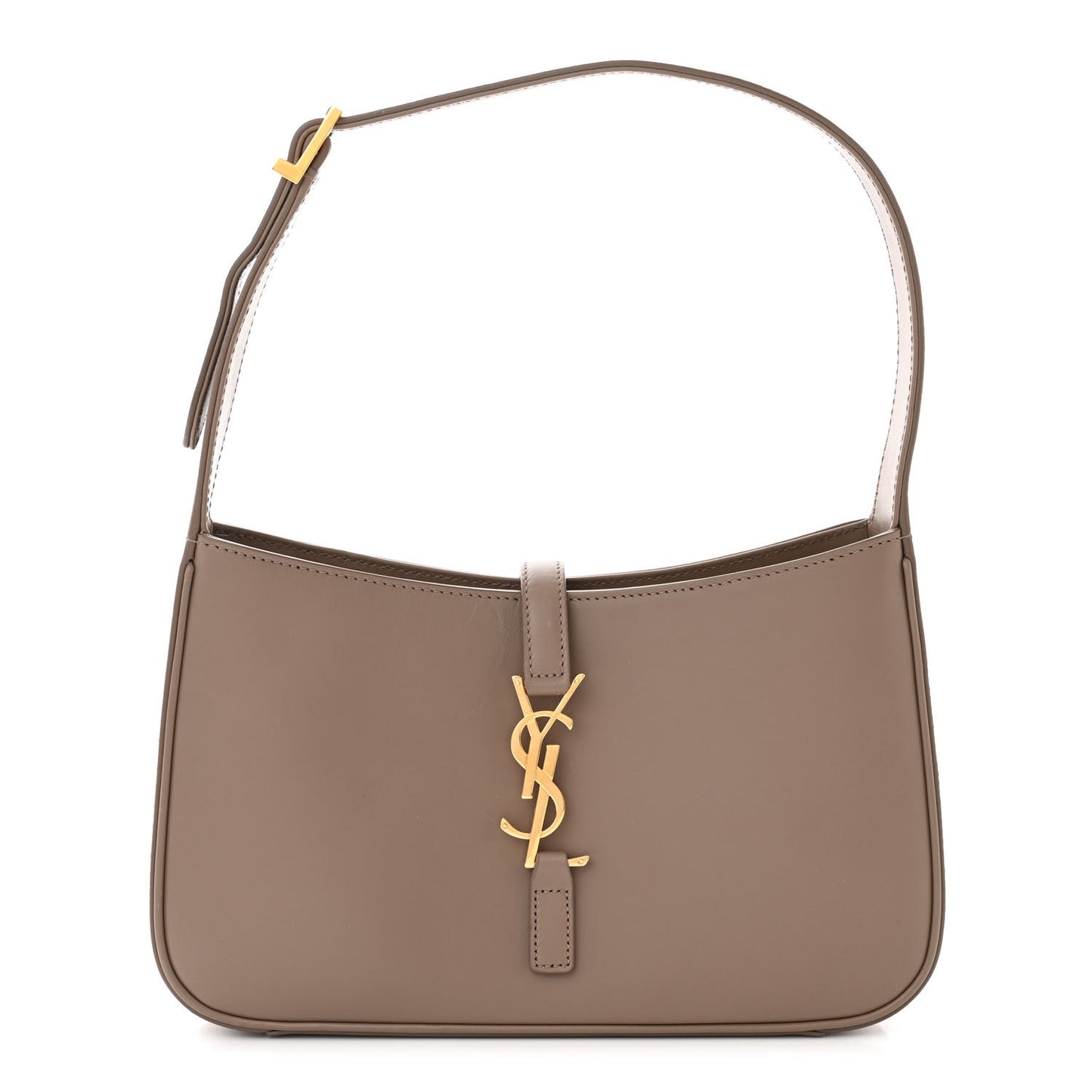 Smooth Calfskin Le 5 A 7 Hobo Taupe