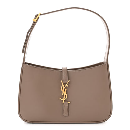 Saint Laurent Smooth Calfskin Le 5 A 7 Hobo Taupe 1 of 12