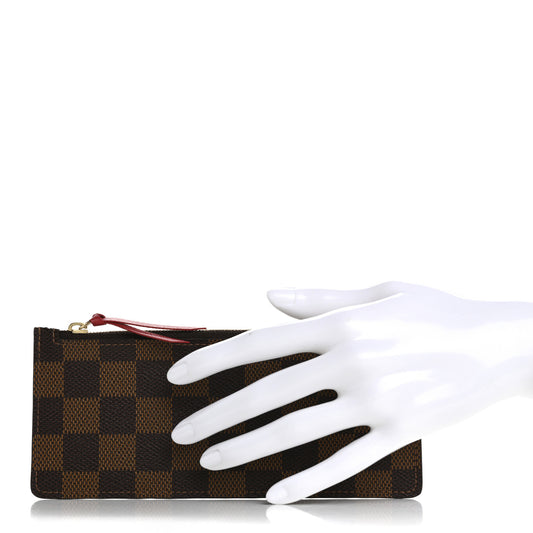 Damier Ebene Josephine Wallet Zippered Insert