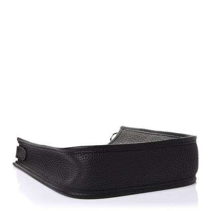 Hermes Taurillon Clemence Evelyne TPM Black 3 of 10