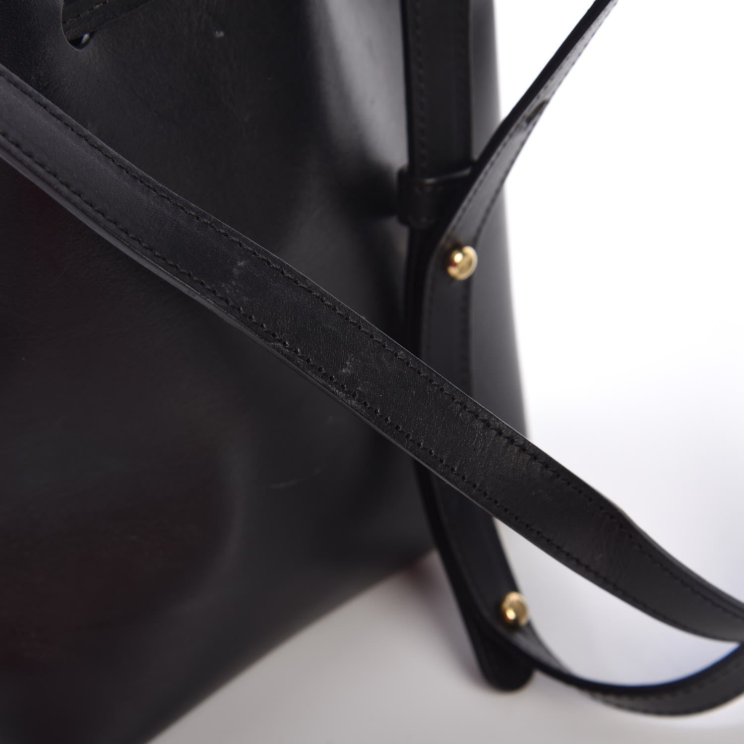 Mansur Gavriel Calfskin Mini Mini Bucket Bag Black 7 of 9