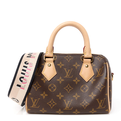 Louis Vuitton Monogram Speedy Bandouliere 20 Black 1 of 9