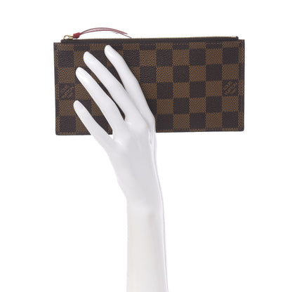 Louis Vuitton Damier Ebene Felicie Chain Wallet Zippered Insert 2 of 6