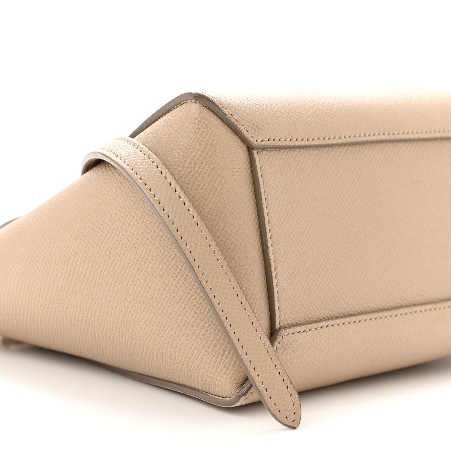 Celine Grained Calfskin Nano Belt Bag Light Taupe 9 of 15