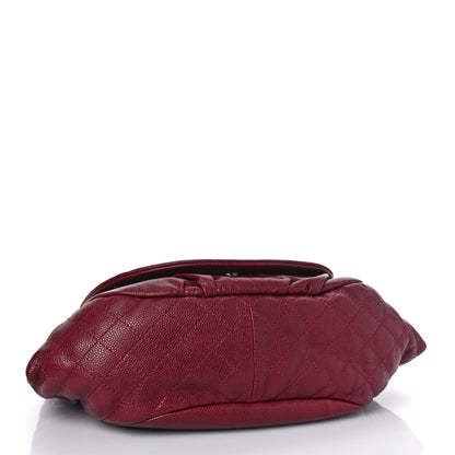 Chanel Caviar Large Half Moon Flap Bordeaux 4 of 9