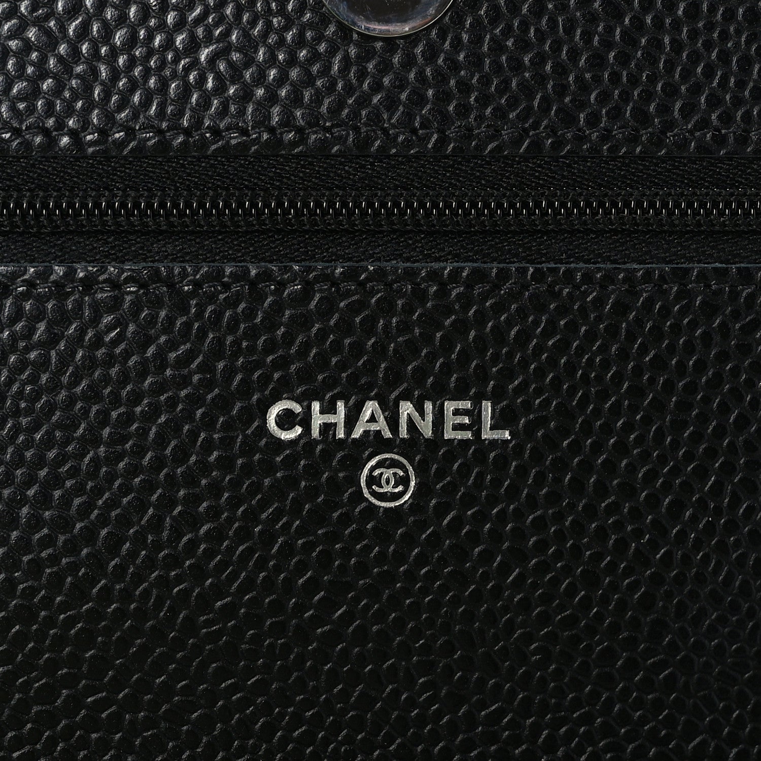 Chanel Caviar Quilted Wallet on Chain WOC Black 6 of 10