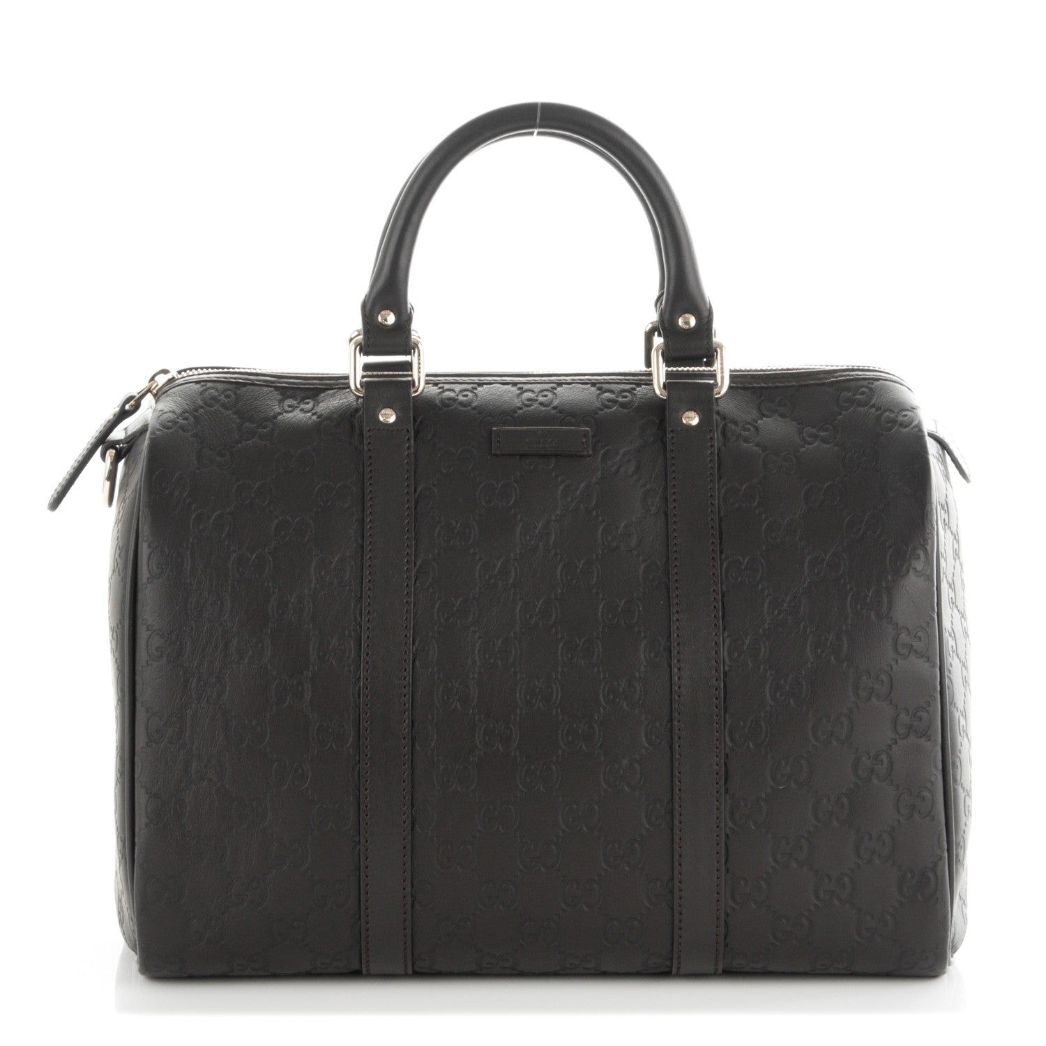 Gucci Guccissima Medium Joy Boston Dark Brown 1 of 7