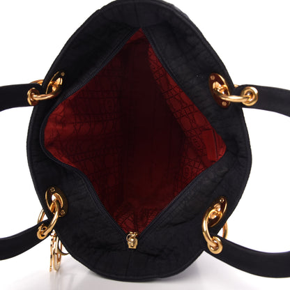 Christian Dior Nylon Cannage Large Lady Dior Black 5 of 11